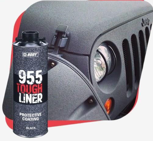 HB BODY 955 touch liner sada černá (600 ml + 200 ml)