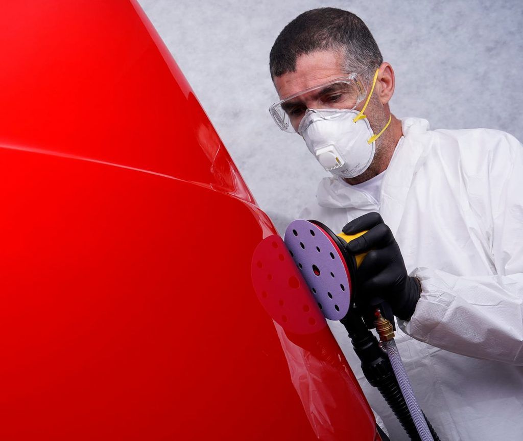 Smirdex 740 ceramic velour disc 150 mm 15 děr P120 brusný papír suchý zip s keramickým zrnem 