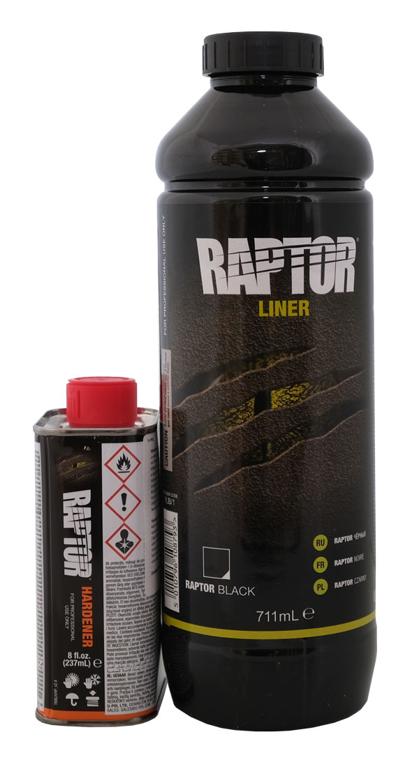 RAPTOR ČERNÝ SADA 0,71 L + 0,24 L tužidlo