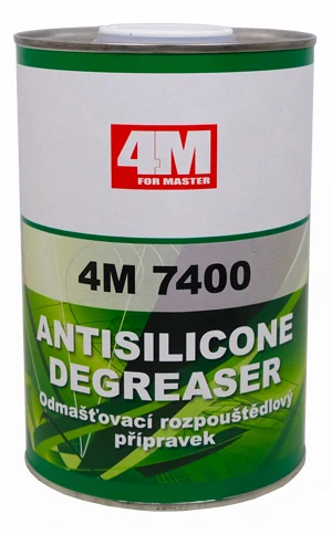 4M 7400 ANTISILIKON 1L–odmašťovací antisilikonový rozpouštědlový přípravek