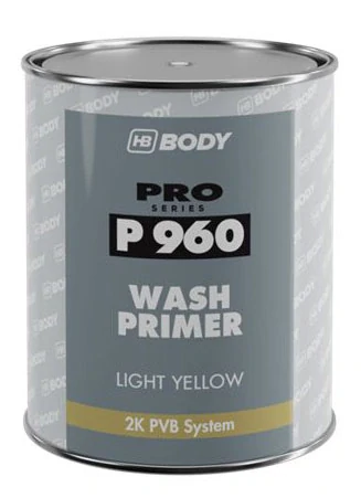 HB BODY P960 WASH PRIMER 1L - reaktivní dvousložkový základ na pozink, hliník, nerez