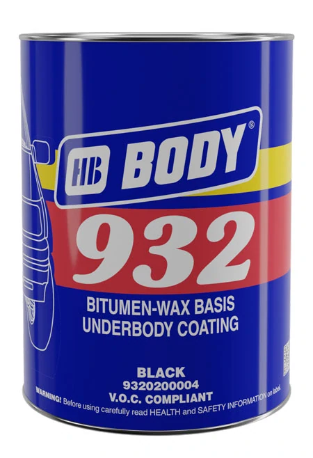 HB BODY 932 4L - bitumenová ochrana podvozku s obsahem vosku