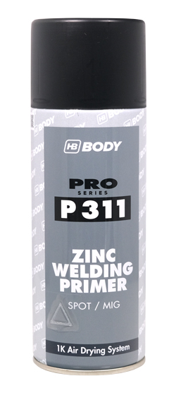 HB BODY P311 zinc spot mig welding sprej 400ml - zinkový sprej pro bodové svařování