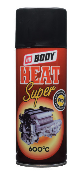 HB BODY HIGH HEAT 418 ALU (400 ml ) - stříbrná barva ve spreji na vysoké teploty