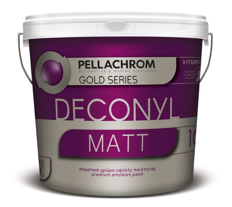 PELLACHROM DECONYL MATT E-30 BÍLÁ 10 l - prémiová matná vinylová barva