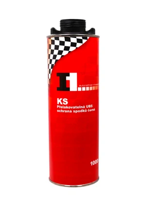 I1 KS ČERNÁ 1000 ml - černá přelakovatelná ochrana podvozků pro pistoli UBS