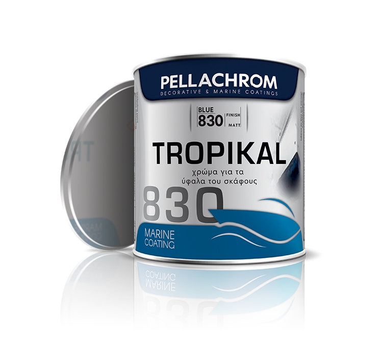 Pellachrom Tropikal 830 černá (odstín 835) 1Kg lodní nátěr antifouling