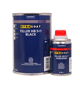 DYNA FILLER HB 5+1 SADA ČERNÁ 1l - 2K akrylátový plnič