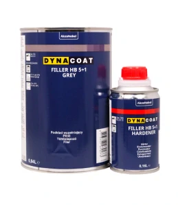 DYNA FILLER HB 5+1 SADA ŠEDÁ 1l - 2K akrylátový plnič