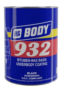 HB BODY 932 4L - bitumenová ochrana podvozku s obsahem vosku