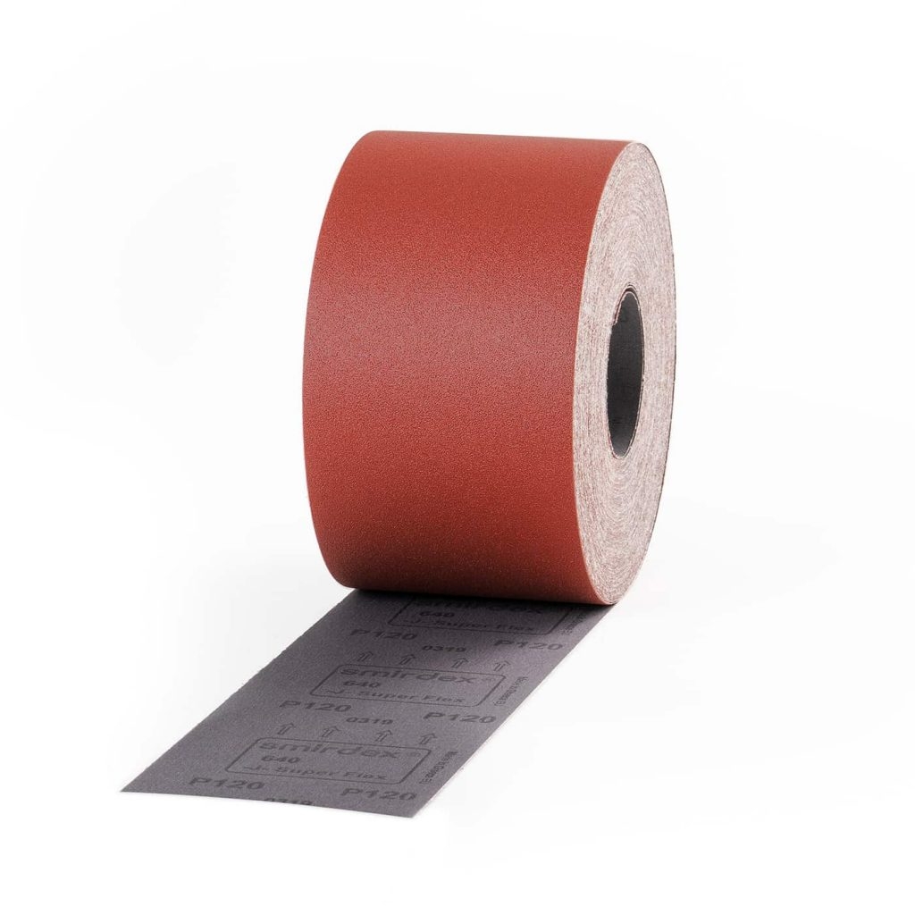 Smirdex 640 J Superflex P180 role (H115mmx25m) brusné velmi měkké flexibilní plátno ALOX role