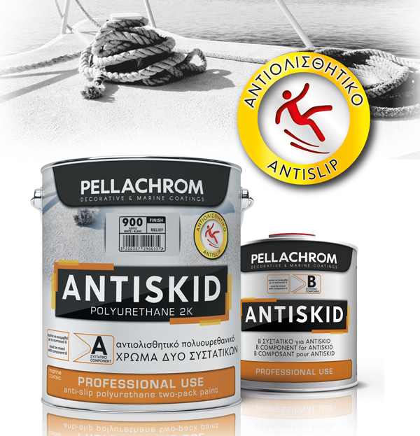 PELLACHROM ANTISKID A+B BÍLÁ SADA 3,5L PROTISKLUZOVÝ NÁTĚR
