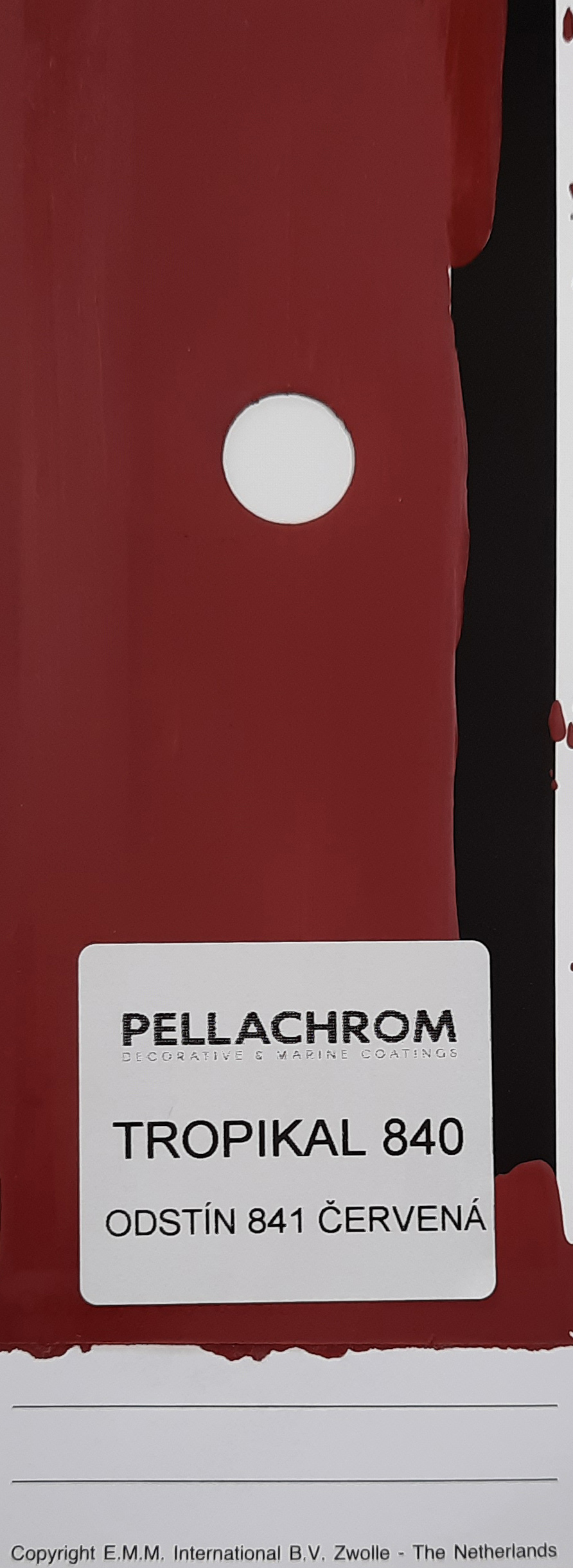 Pellachrom Tropikal 840 červená (odstín 841) 1Kg lodní nátěr antifouling